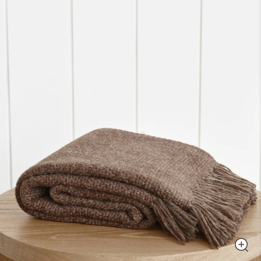 Jenni Kayne Alpaca Basketweave Throw